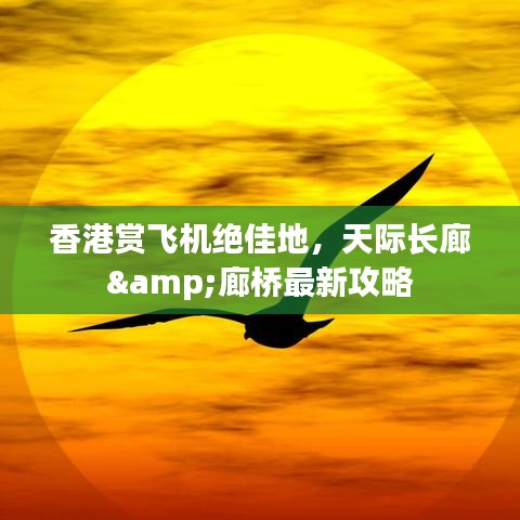 香港赏飞机绝佳地，天际长廊&廊桥最新攻略
