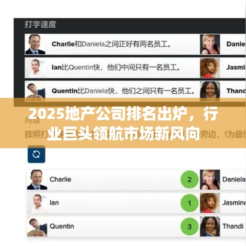 2025地产公司排名出炉，行业巨头领航市场新风向