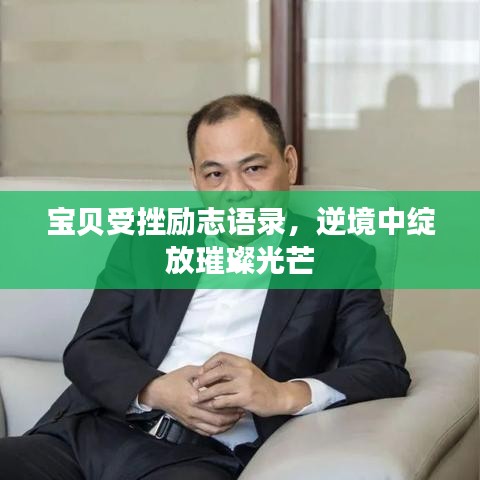 宝贝受挫励志语录，逆境中绽放璀璨光芒
