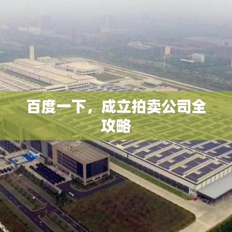百度一下，成立拍卖公司全攻略