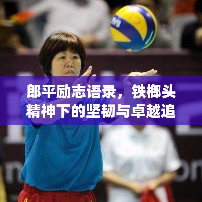 郎平励志语录，铁榔头精神下的坚韧与卓越追求