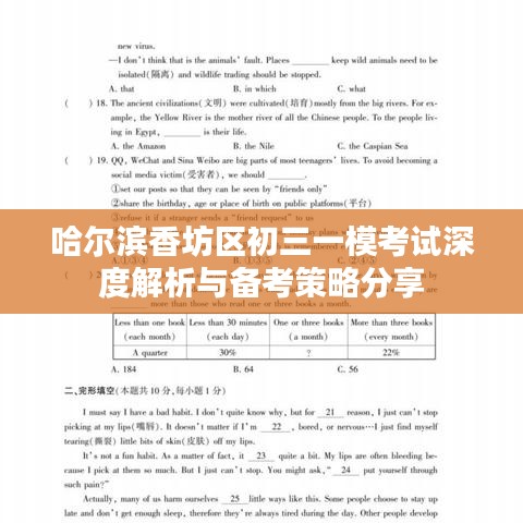 哈尔滨香坊区初三一模考试深度解析与备考策略分享