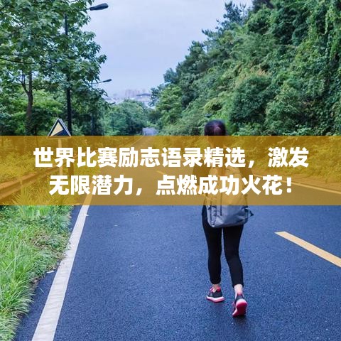 世界比赛励志语录精选，激发无限潜力，点燃成功火花！