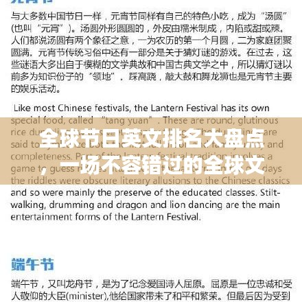 全球节日英文排名大盘点，一场不容错过的全球文化盛宴！