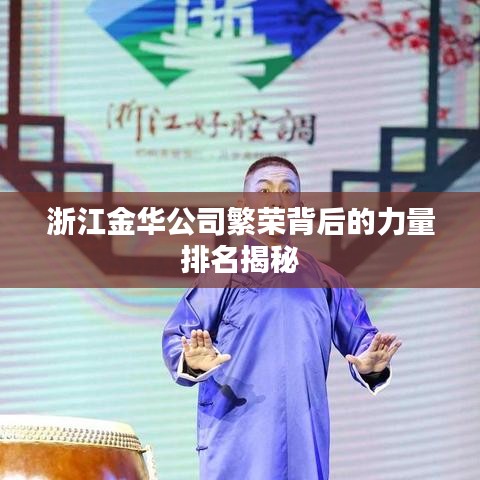 浙江金华公司繁荣背后的力量排名揭秘