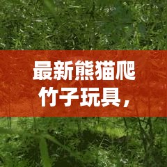 最新熊猫爬竹子玩具，自然与乐趣的完美融合！