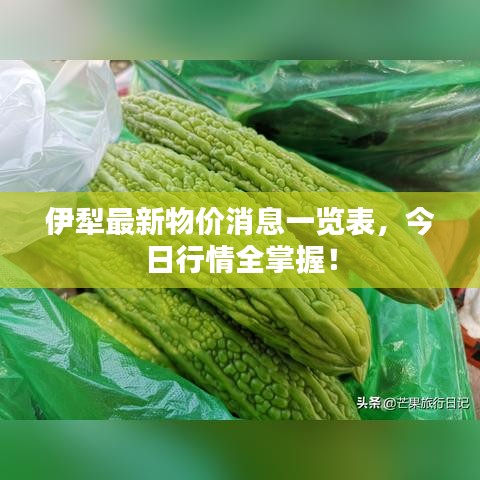 伊犁最新物价消息一览表，今日行情全掌握！