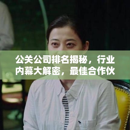 公关公司排名揭秘，行业内幕大解密，最佳合作伙伴解析