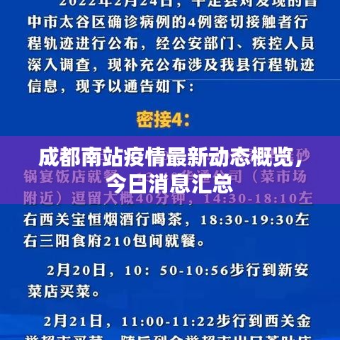 成都南站疫情最新动态概览，今日消息汇总