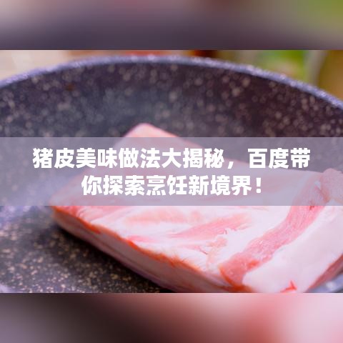 猪皮美味做法大揭秘，百度带你探索烹饪新境界！