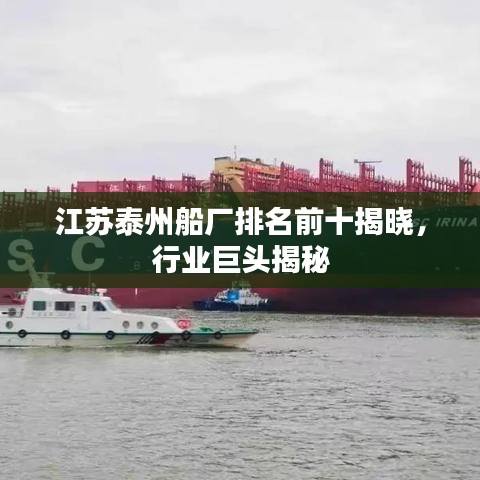 江苏泰州船厂排名前十揭晓，行业巨头揭秘