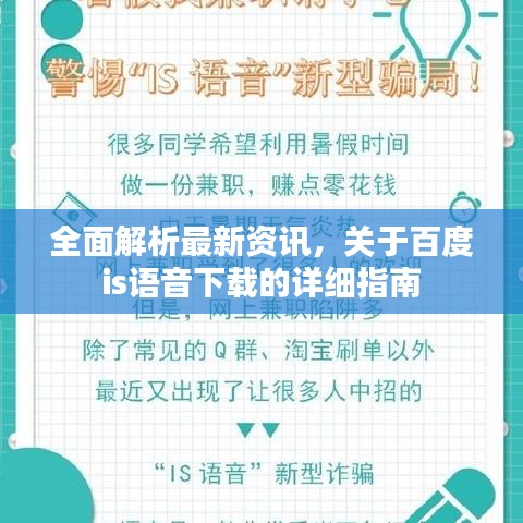 全面解析最新资讯，关于百度is语音下载的详细指南