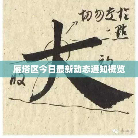 雁塔区今日最新动态通知概览