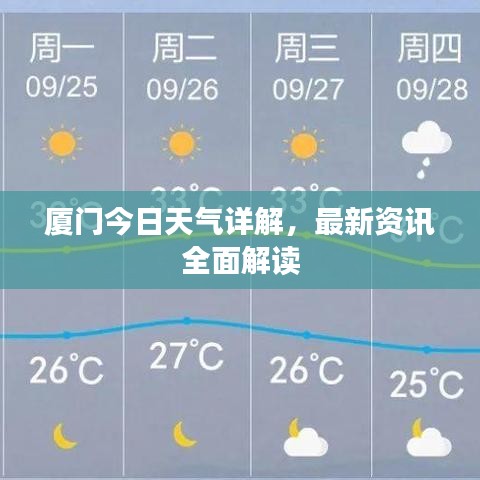 厦门今日天气详解，最新资讯全面解读