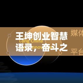 王坤创业智慧语录，奋斗之路，成功之秘诀